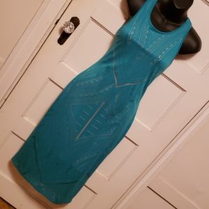 Teal and beige Mossimo Dress